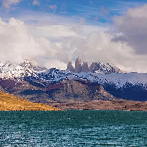 Beautiful scenery in Torres del Paine National Park, Patagonia, Chile, South America