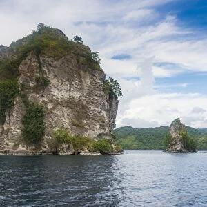 The Beehives (Dawapia Rocks) in Simpson Harbour, Rabaul, East New Britain, Papua New Guinea