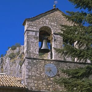 Bell tower of mountain chapel
