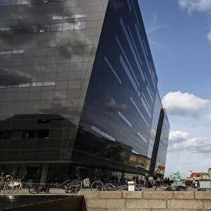 The Black Diamond building, housing the Royal Library, Copenhagen, Denmark, Scandinavia, Europe