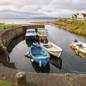 Blackwaterfoot harbour, Isle of Arran, North Ayrshire, Scotland, United Kingdom, Europe