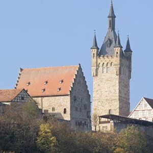 Blauer Turm Tower, Bad Wimpfen, Neckartal Valley, Baden Wurttemberg, Germany, Europe