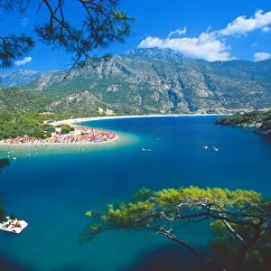 The Blue Lagoon, Bay of Oludeniz, Olu Deniz, near Fethiye, Anatolia, Turkey