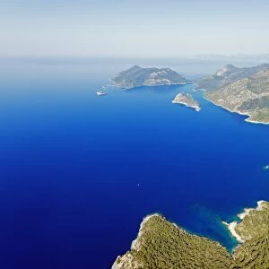 Blue Lagoon and Belcekiz beach, Fethiye, Aegean Turquoise coast, Mediterranean region