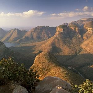 Blyde River Canyon and the three rondavels, Mpumalanga, South Africa, Africa