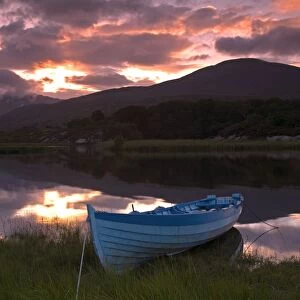 Boat, Upper Lake, Killarney National Park, County Kerry, Munster, Republic of Ireland