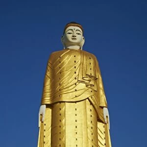 Bodhi Tataung, Buddha statue of 129 m high, Monywa, Sagaing Division, Myanmar (Burma), Asia
