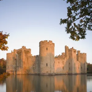 Bodiam Castle, East Sussex, England, United Kingdom, Europe