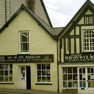 Bookshops, Hay-on-Wye, Herefordshire, England, United Kingdom, Europe