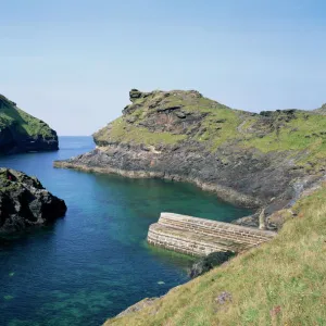 Boscastle harbour, Cornwall, England, United Kingdom, Europe