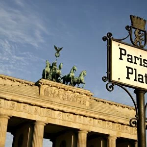 Brandenburg Gate at Pariser Platz, Berlin, Germany, Europe