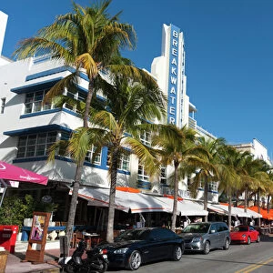 Breakwater Hotel, Ocean Drive, South Beach, Miami Beach, Florida, United States of America