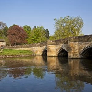 The bridge over the River Wye, Bakewell, Peak District National Park, Derbyshire