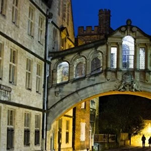 Bridge of Sighs, Oxford, Oxfordshire, England, United Kingdom, Europe