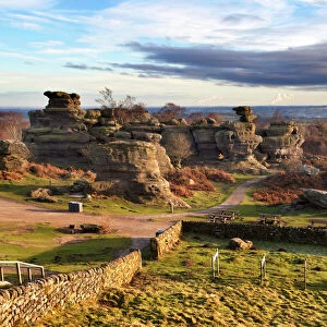Brimham Rocks near Summerbridge in Nidderdale, North Yorkshire, Yorkshire, England, United Kingdom, Europe