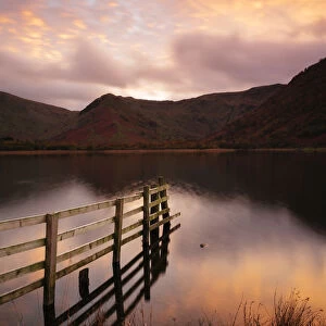 Brothers Water at sunset, Dovedale, Lake District, Cumbria, England, United Kingdom