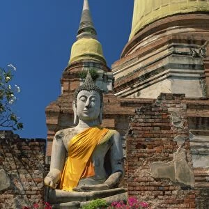 Buddha in lotus position