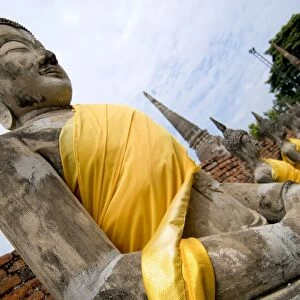 Buddha statues, Ayuthaya, Thailand, Southeast Asia, Asia