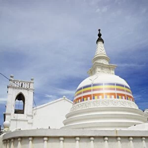 Buddhist temple of Sudharmalaya Vihara, Galle, Southern Province, Sri Lanka, Asia