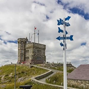 Cabot Tower, Signal Hill National Historic Site, St. Johns, Newfoundland, Canada, North America