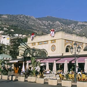 Cafe de Paris, Monte Carlo, Monaco, Cote d Azur, Mediterranean, Europe