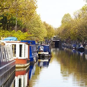 Canal boats, Little Venice, London, England, United Kingdom, Europe