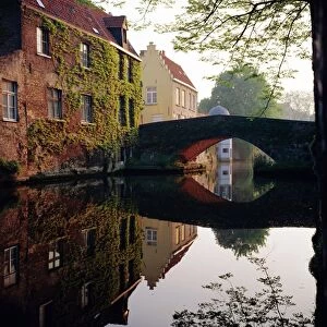 Canal reflections, Bruges, Belgium