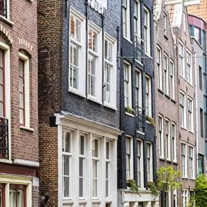 Canalside houses, Amsterdam, Netherlands, Europe