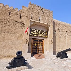 Cannons outside Dubai Museum, Al Fahidi Fort, Bur Dubai, United Arab Emirates
