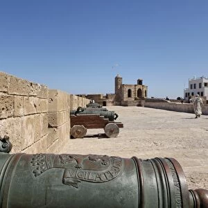 Cannons, Skala of the Kasbah, a mighty crenellated bastion, 300 metres in length