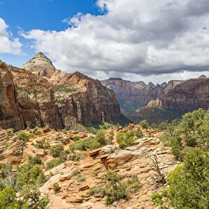 Canyon Overlook, Zion National Park, Utah, United States of America, North America