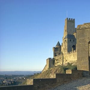 Carcassonne, UNESCO World Heritage Site, Aude, Languedoc-Roussillon, France, Europe