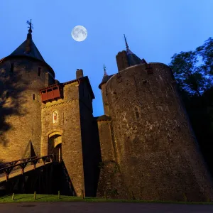 Castell Coch (Castle Coch) (The Red Castle), Tongwynlais, Cardiff, Wales, United Kingdom, Europe