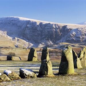 Castelrigg Stone Circle, near Keswick, Cumbria, England, United Kingdom, Europe