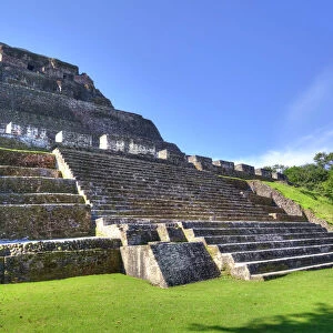 Castillo, Xunantunich Mayan Ruins, near San Ignacio, Belize, Central America