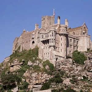 Castle dating from the 14th century, St. Michaels Mount, Cornwall