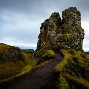 The Castle, Fairy Glen, Isle of Skye, Inner Hebrides, Scotland, United Kingdom, Europe