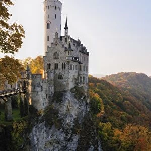 Castle Liechtenstein, Schwaebische Alb, Baden-Wurttemberg, Germany, Europe