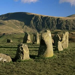 Castlerigg Stone Circle, Lake District, Cumbria, England, United Kingdom, Europe