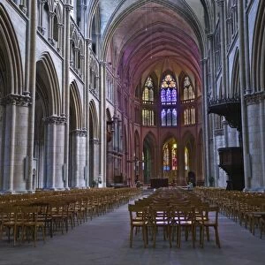 Cathedral of Saint-Cyr-et-Sainte-Julitte de Nevers, Nevers, Burgundy, France, Europe