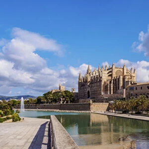 The Cathedral of Santa Maria of Palm or La Seu, Palma de Mallorca, Mallorca (Majorca)