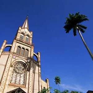 Cathedral of St. Louis in the centre of Fort de France, Martinique, Lesser Antilles