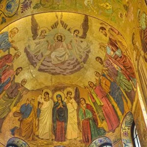 Ceiling frescos, Church on Spilled Blood (Resurrection Church of Our Saviour), UNESCO
