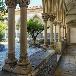 Cemetery Cloister, Convent of the Order of Christ, UNESCO World Heritage Site, Tomar, Ribatejo, Portugal, Europe