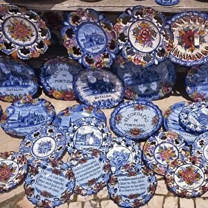 Ceramics for sale, Batalha, Estremadura, Portugal, Europe