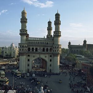 The Char Minar, Hyderabad, Andhra Pradesh, India, Asia