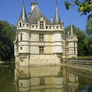 Chateau, Azay-le-Rideau, Indre-et-Loire, Loire Valley, France, Europe
