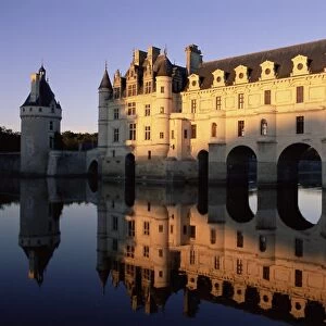 Chateau of Chenonceau, Indre et Loire, Pays de Loire, Loire Valley, France, Europe