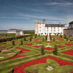 Chateau de Villandry, UNESCO World Heritage Site, Villandry, Indre-et-Loire, Loire Valley, France, Europe