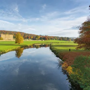 Chatsworth House, Peak District National Park, Derbyshire, England, United Kingdom